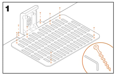 How to properly place the charging base